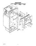 LINER Diagram and Parts List for ET20PKXYN02  Whirlpool Refrigerator