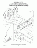 Part Location Diagram of W10173438 Whirlpool HARNS-WIRE