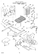 UNIT Diagram and Parts List for TS22AQXEN10  Whirlpool Refrigerator