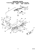 CONTROL PARTS Diagram and Parts List for ED5LHAXML11  Whirlpool Refrigerator
