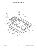 Part Location Diagram of WPW10483330 Whirlpool Knob