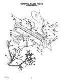 CONTROL PANEL, LIT/OPTIONAL Diagram and Parts List for KUDB23HY1  KitchenAid Dishwasher