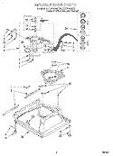 MACHINE BASE Diagram and Parts List for 7LSC8244HQ0  Whirlpool Washer