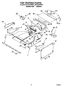 TOP VENTING PARTS Diagram and Parts List for KEHV309PMT00  KitchenAid Microwave Oven Combo