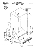 CABINET Diagram and Parts List for ED20PKXAN02  Whirlpool Refrigerator