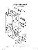 REFRIGERATOR LINER Diagram and Parts List for 8ED25DQXXN00  Whirlpool Refrigerator