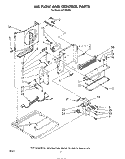 AIRFLOW AND CONTROL Diagram and Parts List for AC1202XS1  Whirlpool Air Conditioner