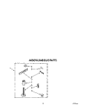 MISCELLANEOUS Diagram and Parts List for LA6098XTF1  Whirlpool Washer
