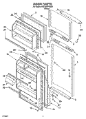 Part Location Diagram of 2222016W Whirlpool PANEL-EXT