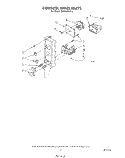 CONTROL PANEL Diagram and Parts List for MW3200XW0  Whirlpool Microwave
