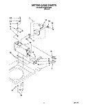 METER CASE Diagram and Parts List for 9CA2781XSN1  Whirlpool Washer