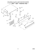 TOP GRILLE AND UNIT COVER Diagram and Parts List for KSSC48FJS00  KitchenAid Refrigerator