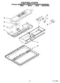 CONTROL PARTS Diagram and Parts List for GC5SHEXNQ05  Whirlpool Refrigerator