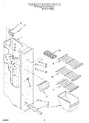 FREEZER LINER Diagram and Parts List for GD22DKXFW01  Whirlpool Refrigerator