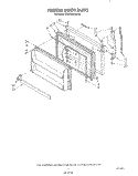 FREEZER DOOR Diagram and Parts List for KTRF20KVAL00  Whirlpool Refrigerator