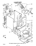 SECTION Diagram and Parts List for LE6810XSW0  Whirlpool Dryer