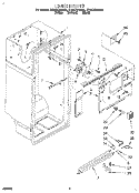 LINER Diagram and Parts List for ET25DQRBN01  Whirlpool Refrigerator