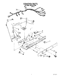 CONTROL Diagram and Parts List for 3XKGN701000  Whirlpool Refrigerator
