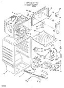 LINER Diagram and Parts List for RT16LMXEW01  Roper Refrigerator