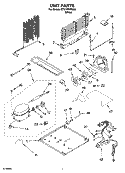 UNIT PARTS Diagram and Parts List for ST21HPXPQ00  Whirlpool Refrigerator