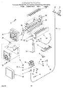 ICEMAKER Diagram and Parts List for KSSP36MFT05  KitchenAid Refrigerator