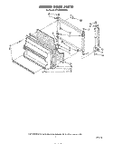 FREEZER DOOR Diagram and Parts List for ET14EPXRWR0  Whirlpool Refrigerator