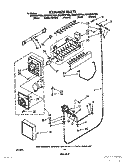 Part Location Diagram of LIT1127894 Whirlpool service & wiring sheet