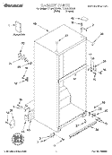 CABINET, LITERATURE Diagram and Parts List for TT18AKXGN01  Estate Refrigerator