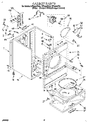 SECTION Diagram and Parts List for LER6634DZ0  Whirlpool Dryer