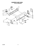 CONTROL PANEL Diagram and Parts List for KAWE660WWH3  KitchenAid Washer