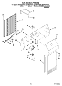 AIR FLOW PARTS, OPTIONAL PARTS (NOT INCLUDED) Diagram and Parts List for ES2FHAXSA02  Whirlpool Refrigerator
