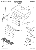 Part Location Diagram of WPW10252088 Whirlpool Range Hood Light Bulb 20w 12v