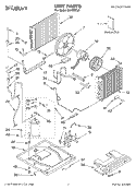 UNIT, LITERATURE Diagram and Parts List for CA15WCL0  Crosley Air Conditioner