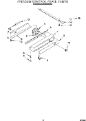 FREEZER CONTROL PANEL Diagram and Parts List for KSSS36MBX01  KitchenAid Refrigerator