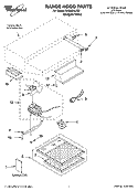 RANGE HOOD PARTS Diagram and Parts List for RH2624XJQ2  Whirlpool Range Hood