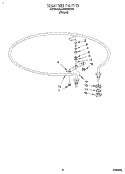 HEATER Diagram and Parts List for KUDP23HB0  KitchenAid Dishwasher