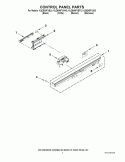Part Location Diagram of WPW10481118 Whirlpool Control Panel