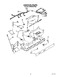CONTROL Diagram and Parts List for KSRS25QAWH00  KitchenAid Refrigerator