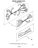 WIRING HARNESS Diagram and Parts List for RB270PXK2  Whirlpool Wall Oven