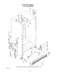 Part Location Diagram of 1109211 Whirlpool Hinge Cover (Toast)