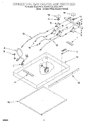 BURNER BOX, GAS VALVES, AND SWITCHES Diagram and Parts List for SC8640EDB1  Whirlpool Cooktop