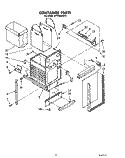 CONTAINER Diagram and Parts List for JJTF8500XLP3  Whirlpool Trash Compactor