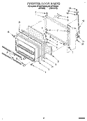 FREEZER DOOR Diagram and Parts List for ET18HTXBN00  Whirlpool Refrigerator