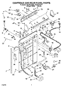 Part Location Diagram of 3956733 Whirlpool HARNS-WIRE