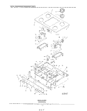 MAIN BODY Diagram and Parts List for KGCG2240  KitchenAid Cooktop
