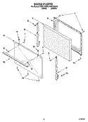 Part Location Diagram of 8273879 Whirlpool Handle Spacer - Bisque