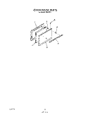 OVEN DOOR Diagram and Parts List for F5007^1  Whirlpool Range