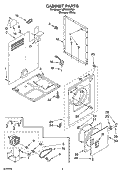 Part Location Diagram of 8562104 Whirlpool HANDLE