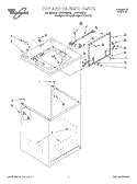 TOP AND CABINET, LIT/OPTIONAL Diagram and Parts List for LSC9355EQ0  Whirlpool Washer