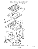 COMPARTMENT SEPARATOR Diagram and Parts List for ET22DMXWW01  Whirlpool Refrigerator